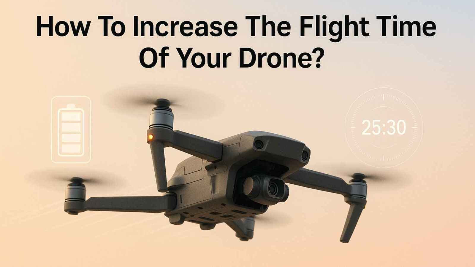 How To Increase The Flight Time Of Your Drone: Simple Tips That Actually Work